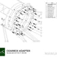 PMC Motorsport - Adapter Kit Mercedes-Benz M113 - BMW M50 S50 M52 S52 M54 - 184mm / 7.25" (A-M113K-M50-184P)