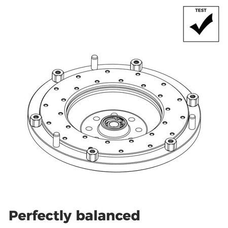 PMC Motorsport - Flywheel BMW M50 S50 M52 S52 M54 S54 - BMW N54 - 240mm / 9.45" 5700g / 12,9lb (K0N54-57-M5)
