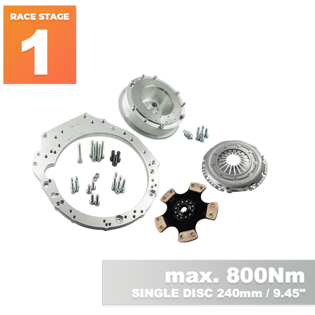 PMC Motorsport - RACE STAGE 1 Honda S2000 - BMW M50 S50 M52 S52 M54 - 240mm / 9.45" (RS1-F-M50-SP)