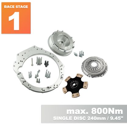 PMC Motorsport - Race Stage 1 Honda S2000 - BMW M50 S50 M52 S52 M54 ZF-5 - 240mm / 9.45"