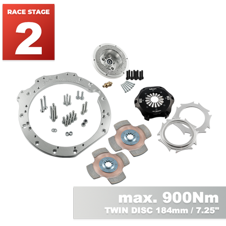 PMC Motorsport - RACE STAGE 2 Mercedes-Benz M113 - BMW M50 S50 M52 S52 M54 - 184mm / 7.25" (P) (RS2-M113K-M50-184P)