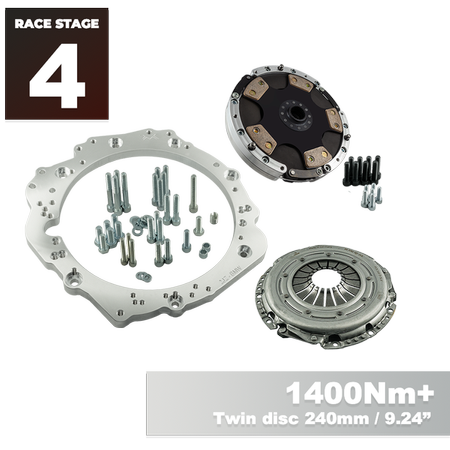 PMC Motorsport - RACE STAGE Toyota JZ - BMW N54 - 240mm / 9.45" (RS-JZ-N54-SP)