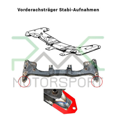 PMC Motorsport - Rear Chassis / Subframe Reinforcement Kit BMW E30 (BRE30)