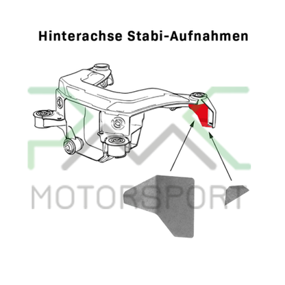 PMC Motorsport - Rear Chassis / Subframe Reinforcement Kit BMW E36