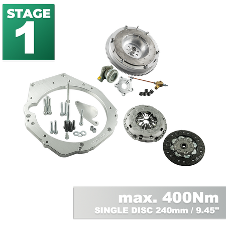 PMC Motorsport - STAGE 1 Honda F - Mazda RX-8 6-speed - 240mm / 9.45" (S1-F-RX8-6-L9)