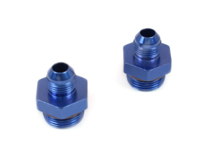 Canton - Adapter Fitting Aluminum O-Ring -12 AN Port -8 Male AN 2 Pack