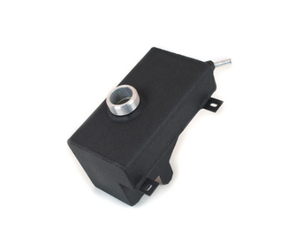 Canton - Depósito de expansión de aluminio 2005-2009 Mustang 11-14 GT 500 con cuello original negro