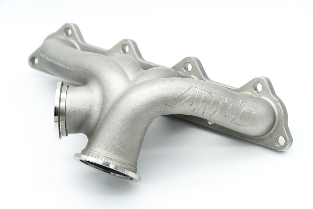 ARTEC - Evo 4-9 4G63 Exhaust Manifold Low Mount V-Band (Reverse Rotation)