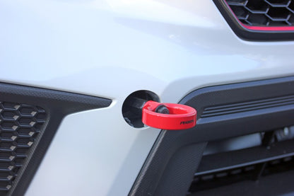 Perrin 18-21 WRX/STI / 13-20 BRZ / 17-20 Toyota 86 Kit de gancho de remolque delantero - rojo