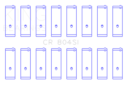 King Engine Bearings Ford 260CI/289CI/302 5.0L (Size 020) Windsor Connecting Rod Bearing Set