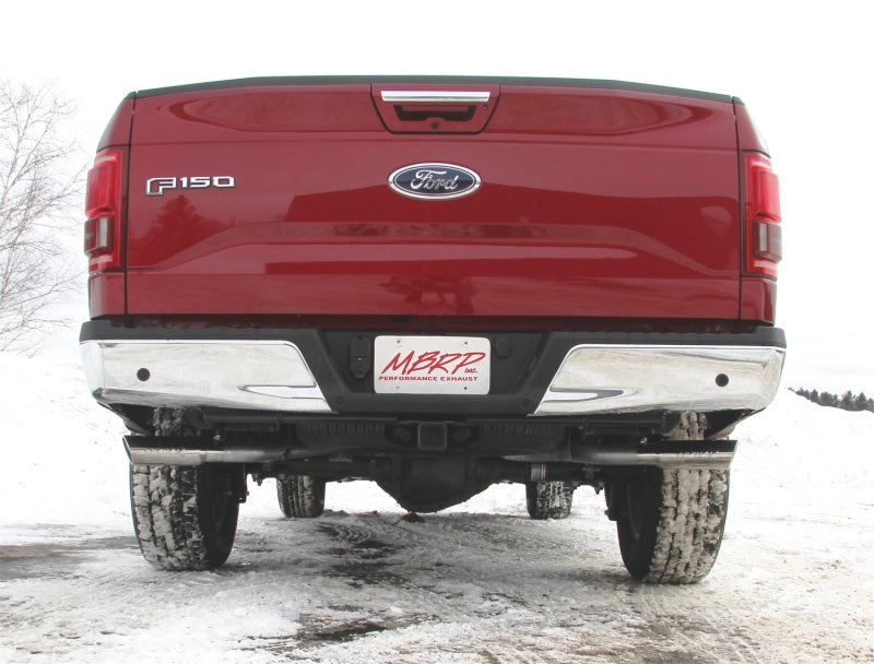 MBRP 2015 Ford F-150 5.0L 3in Cat Back Dual Split Side Exit AL Sistema de escape