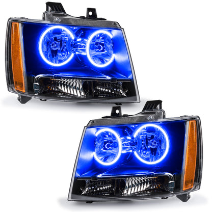 Oracle 07-13 Chevrolet Avalanche Pre-Assembled SMD Headlights - Blue