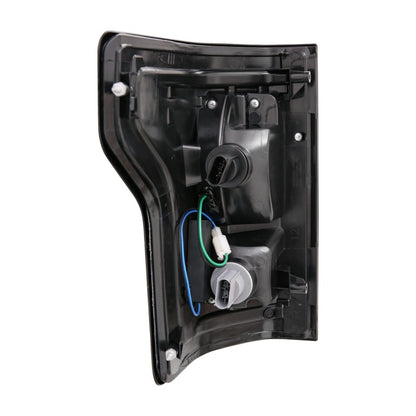 Lanternas traseiras de LED ANZO 15-17 Ford F-150 pretas com sequencial