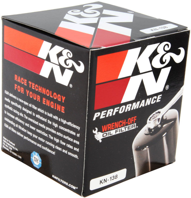 K&N Suzuki / Arctic Cat / Cagiva / Kawasaki / KYMCO / Aprilia 2.813in OD x 3.031in H Oil Filter