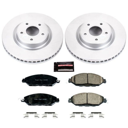 Power Stop 2013 Infiniti JX35 Delantero Z17 Evolution Geomet Kit de frenos recubiertos