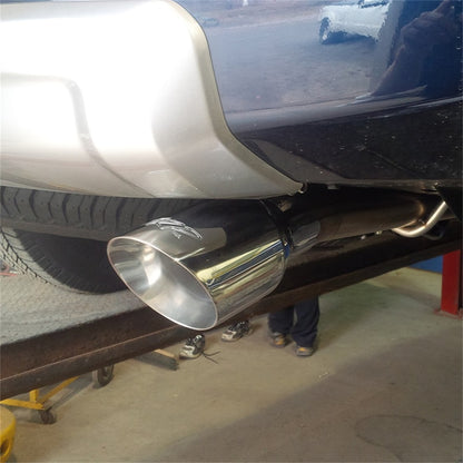 MBRP 10-18 Toyota 4 Runner AL 4in OD Punta Single Rear Exit 2.5in Cat Back Escape
