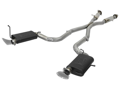Sistema de escape aFe MACHForce XP 12-17 Jeep Grand Cherokee WK2 SRT8 V8-6.4L 304SS Cat-Back