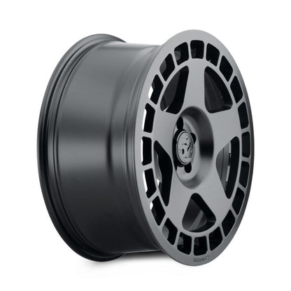 quinze52 Turbomac 18x8,5 5x112 45mm ET 66,56mm Furo central Asfalto Roda preta