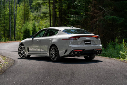 MBRP 2022 Kia Stinger 3.3L T304 SS Cat-Back Exaustor - Saída dupla traseira quádrupla usa molduras de fábrica