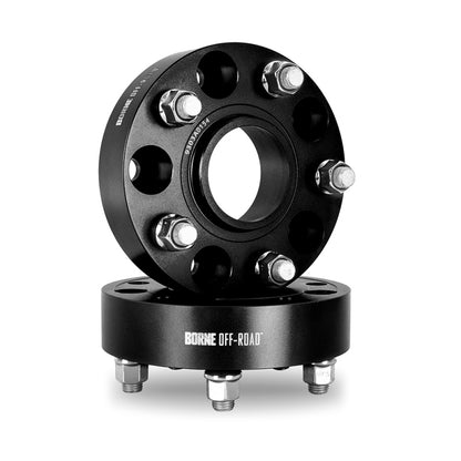 Espaciadores de rueda Mishimoto Borne Off-Road - 5x127 - 71.6 - 38.1mm - M14 - Negro