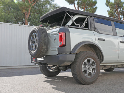 aFe Apollo GT 3in 409 SS Cat-Back Escape 2021 Ford Bronco L4-2.3L (t)/V6-2.7L (tt) com pontas polidas
