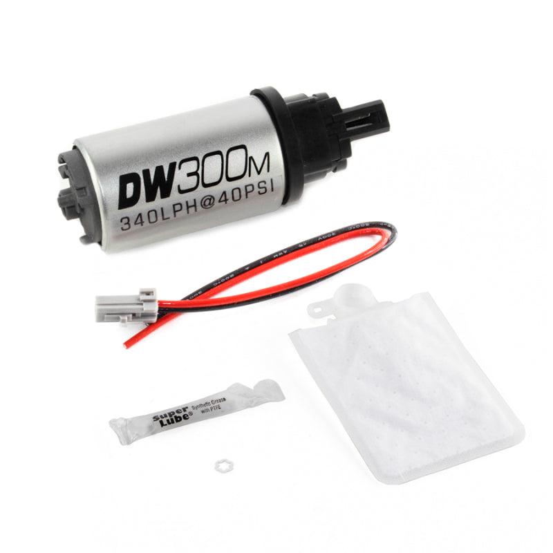 DeatschWerks 340 LPH Ford In-Tank Fuel Pump DW300M Series con 99-04 Mustang V6 / V8 Kit de instalación