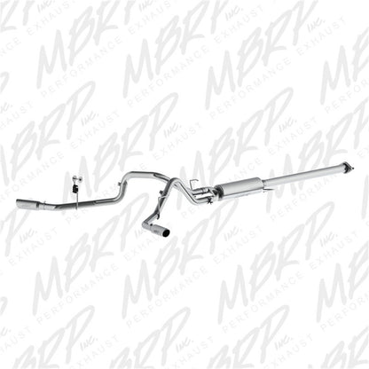 MBRP 2015 Ford F-150 2.7L / 3.5L EcoBoost 2.5in Cat Back Sistema de escape de aluminio dividido de doble lado