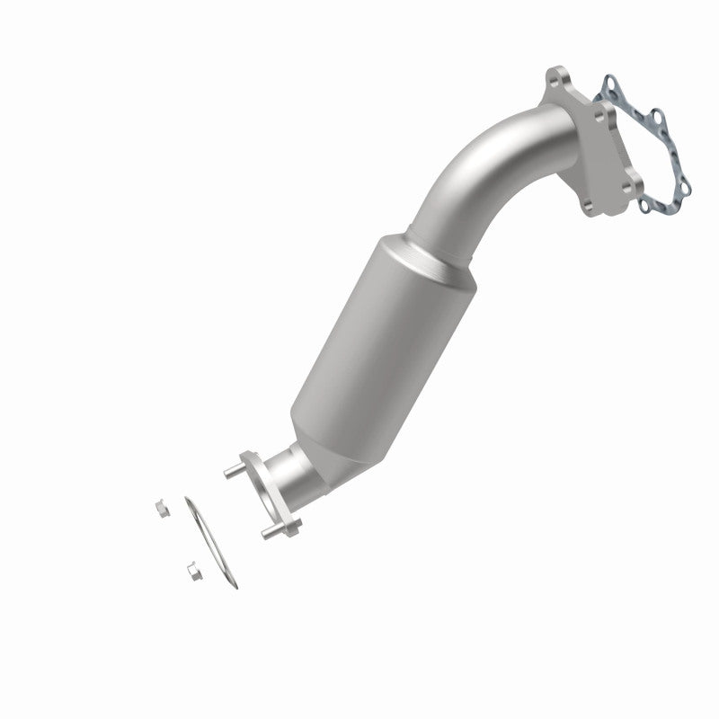 MagnaFlow Direct Fit Catalytic Converter 08-09 Subaru STi front OEM