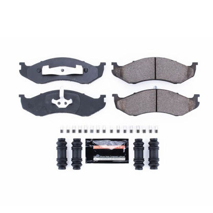 Power Stop 90-01 Jeep Cherokee Front Z23 Evolution Sport Pastillas de freno con hardware