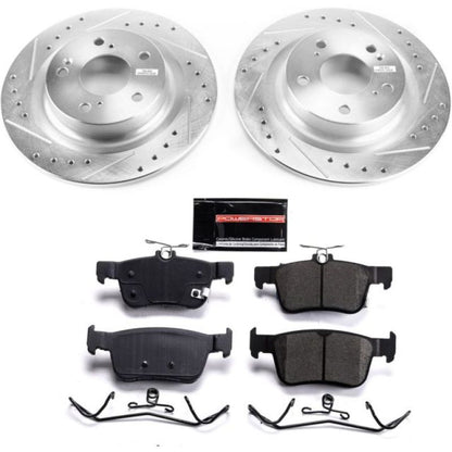 Kit de freio esportivo traseiro Power Stop 17-19 Honda Civic Z23 Evolution