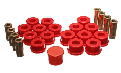 Bujes de brazo de control de suspensión de energía - Trasero - Rojo