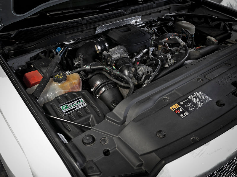 aFe Quantum Pro DRY S Sistema de admisión de aire frío 11-16 GM/Chevy Duramax V8-6.6L LML - Seco