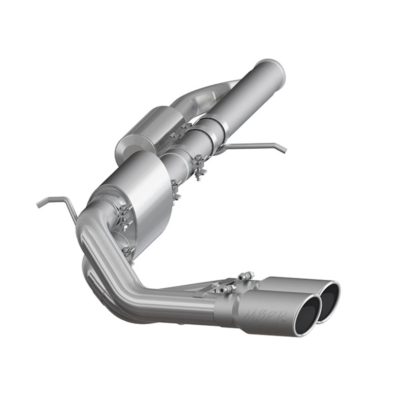 MBRP 09+ Chevrolet Silverado 1500 4.3L 3in Pre-Eje doble salida Cat Back - T409