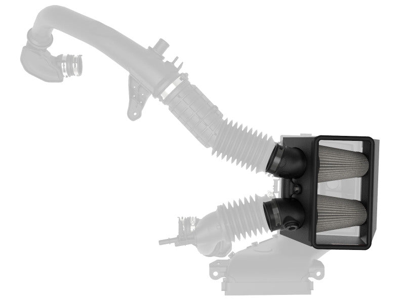 Sistema de admissão de ar frio de indução rápida com filtro Pro Dry S 19-20 Ford Edge V6 2,7L (tt)