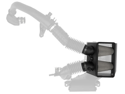 Sistema de admissão de ar frio de indução rápida com filtro Pro Dry S 19-20 Ford Edge V6 2,7L (tt)