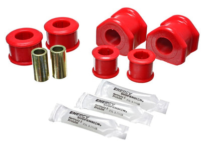 Suspensão Energy 11-13 Ford Mustang Vermelho 24mm Buchas da barra estabilizadora traseira