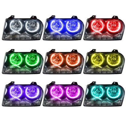 Oracle 05-10 Chrysler 300 V6 SMD HL - ColorSHIFT w/ 2.0 Controller