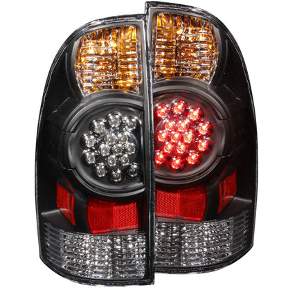 ANZO 2005-2015 Toyota Tacoma Lanternas traseiras LED pretas