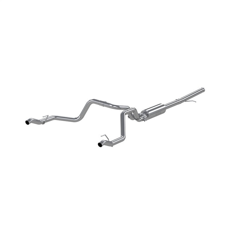 MBRP 2019 Chevrolet Silverado 1500 4.3L/5.3L 2.5in Cat Back Dupla Saída Traseira - T409