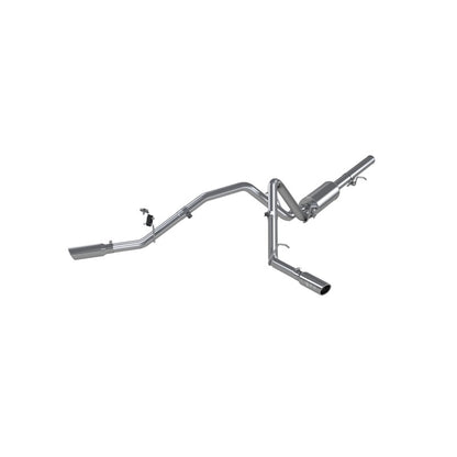 MBRP 2009 Chev/GMC 1500 4.8/5.3L EC/CC (excluindo 8 camas) Cat Back Dual Split Side