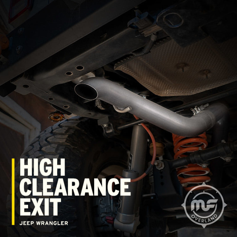 MagnaFlow 12-18 Jeep Wrangler 2.5in Overland Series Cat-Back Escape