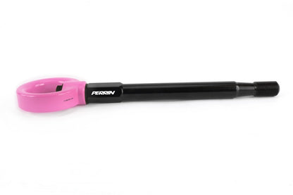 Perrin 08-14 Subaru WRX/STI Kit de gancho de remolque (delantero) - Hyper Pink