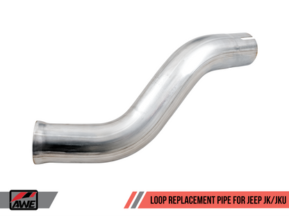 Tubo de reposição AWE Tuning 07-18 Jeep Wrangler JK/JKU 3.6L