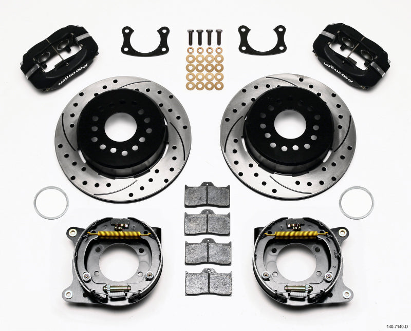Wilwood forjado Dynalite P/S kit de freio de estacionamento perfurado novo Big Ford 2,50 pol. Offset
