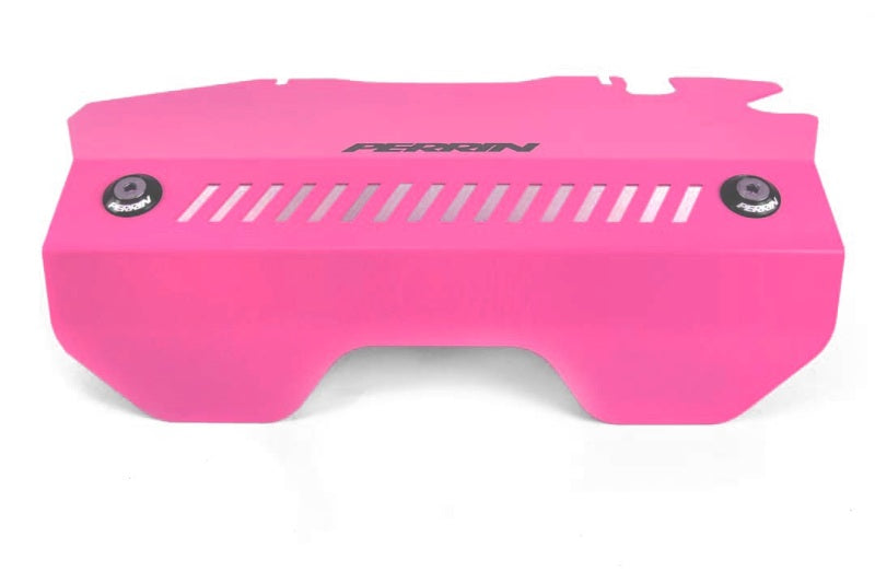 Perrin 2015+ Subaru WRX Engine Cover Kit (Intercooler Shroud + Polea Cover) - Hyper Pink