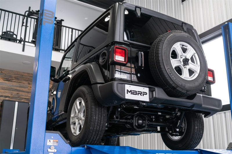 MBRP 18-20 Jeep Wrangler JL 2.5in Salida trasera única Cat Back Escape - T304