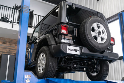 MBRP 18-20 Jeep Wrangler JL 2.5in Salida trasera única Cat Back Escape - T304