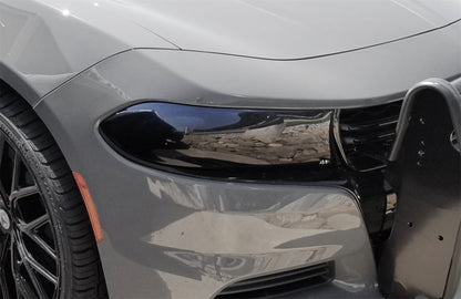 AVS 15-22 Dodge Charger Headlight Covers - Smoke