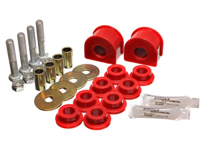 Energy Suspension 99-04 Ford F-150 Lightning 2WD Juego de bujes de barra estabilizadora trasera roja (incluye enlaces finales)