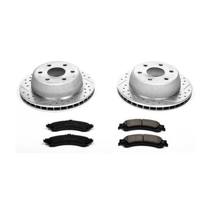 Power Stop 02-06 Cadillac Escalade Trasero Z23 Evolution Sport Kit de freno